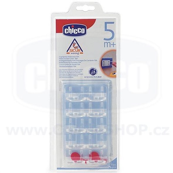CHICCO OCHRANA ZÁSUVKY 10 KS - BEZPEČNOST DĚTÍ V DOMÁCNOSTI - KOUPÁNÍ A ZDRAVÍ
