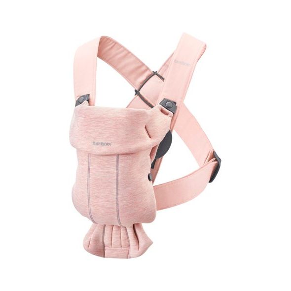 BABYBJÖRN NOSÍTKO MINI 3D JERSEY LIGHT PINK - ERGONOMICKÁ NOSÍTKA - NOŠENÍ & SPORT