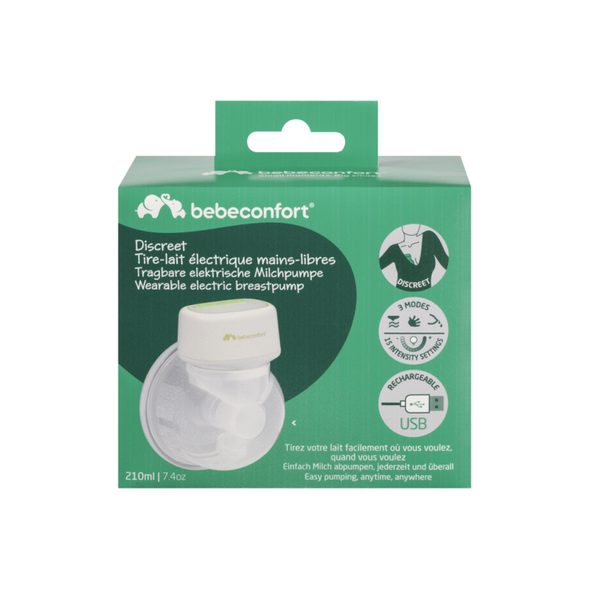 BEBECONFORT ODSÁVAČKA ELEKTRICKÁ NOSITELNÁ DISCREET - ODSÁVAČKY MATEŘSKÉHO MLÉKA - KRMENÍ