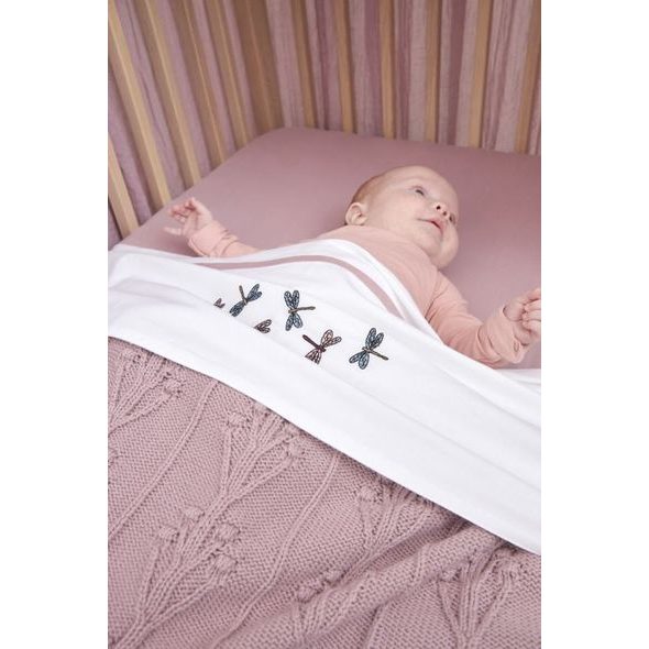 MEYCO DEKA ROMANTIC FLOWER - LILAC - DĚTSKÉ DEKY PRO MIMINKA - SPINKÁNÍ