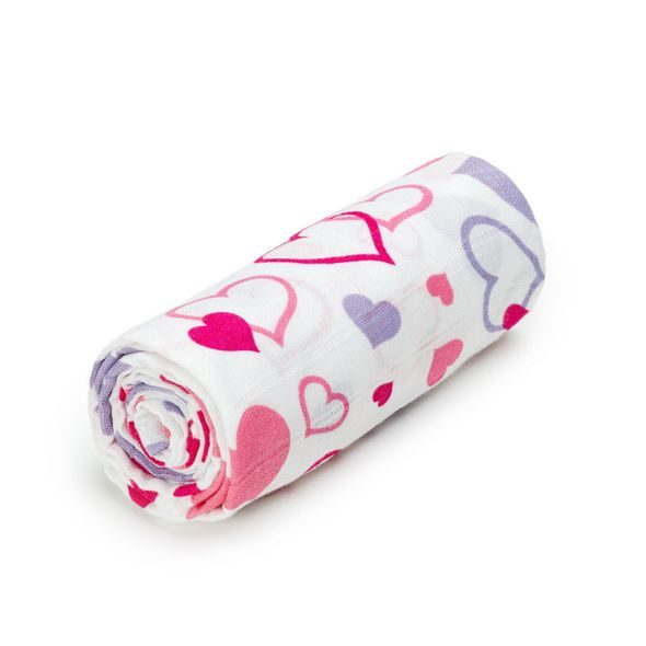 T-TOMI BIO VELKÁ BAMBUSOVÁ OSUŠKA S POTISKEM - ZAVINOVACÍ PLENY / OSUŠKY VELKÉ - PŘEBALOVÁNÍ