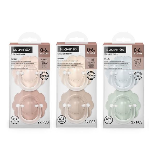 SUAVINEX DUDLÍK SX PRO FYZIOLOGICKÝ 2 KS WONDERLAND NEW 0/6M - ŠIDÍTKA A DOPLŇKY - KRMENÍ