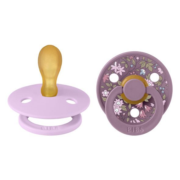 BIBS X LIBERTY COLOUR SYMETRICKÉ DUDLÍKY Z PŘÍRODNÍHO KAUČUKU 2KS VEL. 2 - ŠIDÍTKA A DOPLŇKY - KRMENÍ