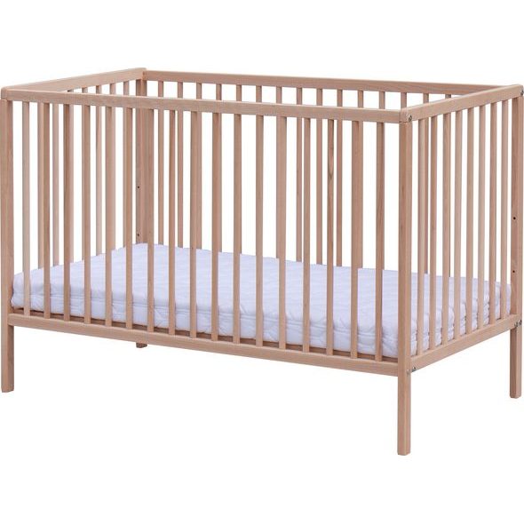 SCARLETT LEVNÁ POSTÝLKA SCARLETT GLERA - ECO PŘÍRODNÍ (BUK) - VYNDAVACÍ PŘÍČKY - 120X60CM - DŘEVĚNÉ POSTÝLKY - SPINKÁNÍ