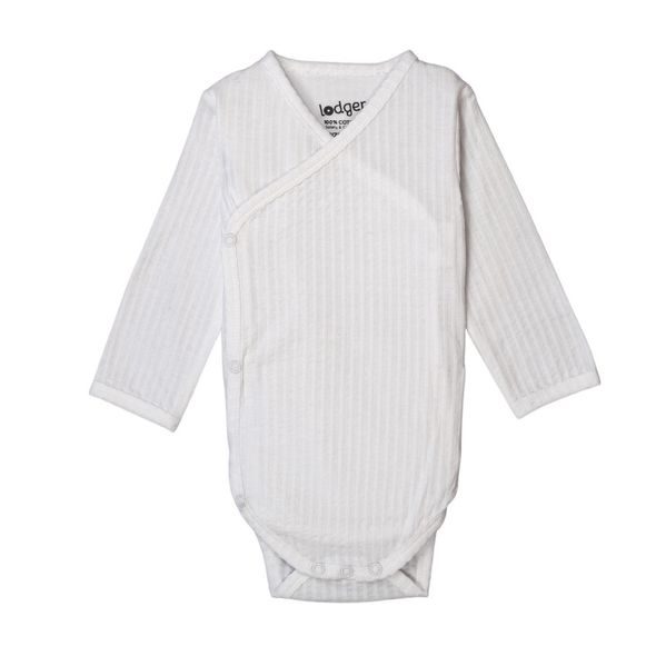 LODGER ROMPER LS SEERSUCKER CLOUD DANCER 62 - BODY - PRO DĚTI