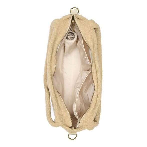 STUDIO NOOS TEDDY DIAPER BAG PŘEBALOVACÍ TAŠKA ECRU - PŘEBALOVACÍ TAŠKY - KOČÁRKY A PŘÍSLUŠENSTVÍ