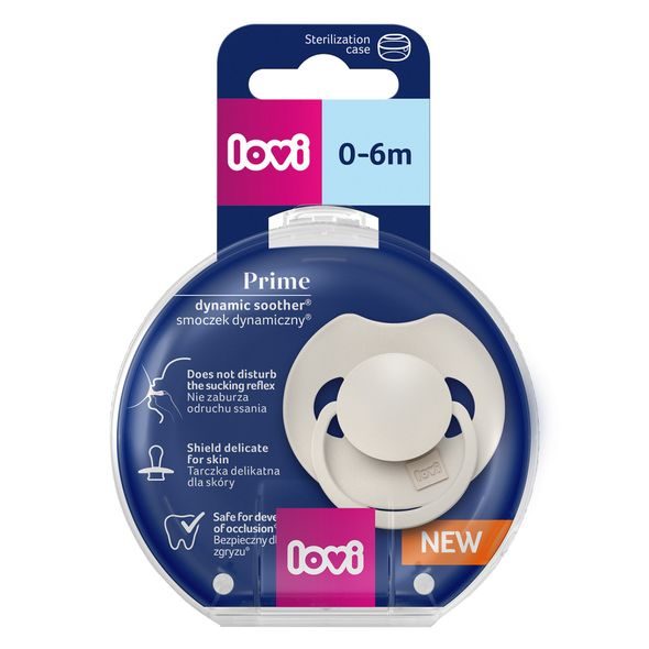 LOVI DUDLÍK SILIKONOVÝ DYNAMICKÝ PRIME 0-6M 1KS COCONUT - ŠIDÍTKA A DOPLŇKY - KRMENÍ