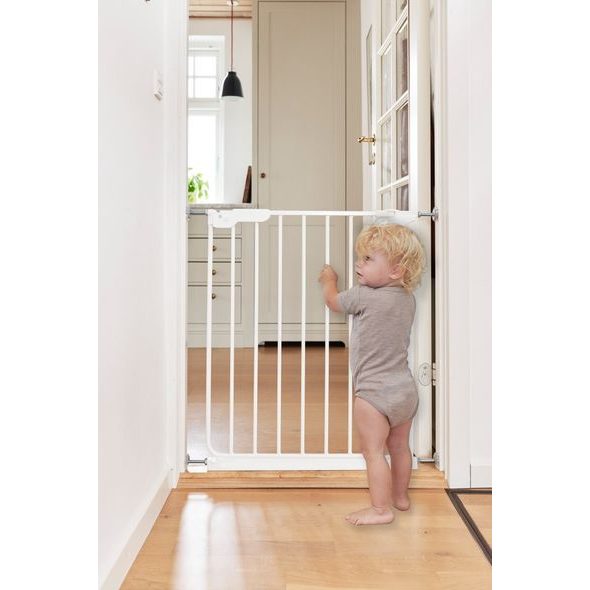 BABY DAN BABYDAN TLAKOVÁ ZÁBRANA LISE WHITE, KOV 60,5 - 66,5CM - BEZPEČNOST DĚTÍ V DOMÁCNOSTI - KOUPÁNÍ A ZDRAVÍ