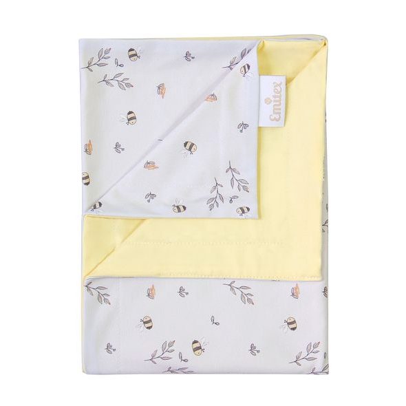 EMITEX DEKA LETNÍ 70X100 LITTLE BEE + LIGHT YELLOW - DĚTSKÉ DEKY PRO MIMINKA - SPINKÁNÍ