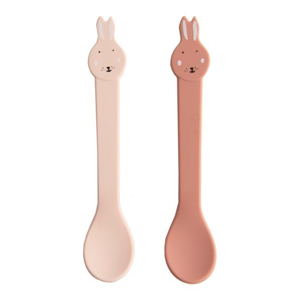 TRIXIE BABY DĚTSKÉ SILIKONOVÉ LŽIČKY 2-PACK RABBIT - LŽIČKY A PŘÍBORY - KRMENÍ