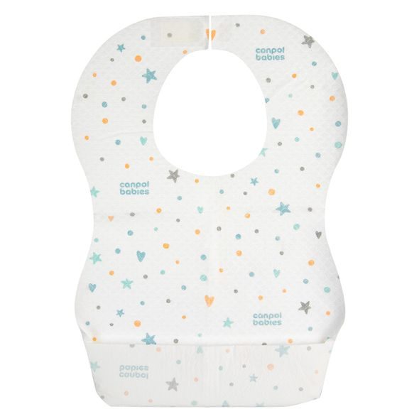 CANPOL BABIES BRYNDÁK VODĚODOLNÝ JEDNORÁZOVÝ S KAPSOU 10KS - BRYNDÁKY - KRMENÍ