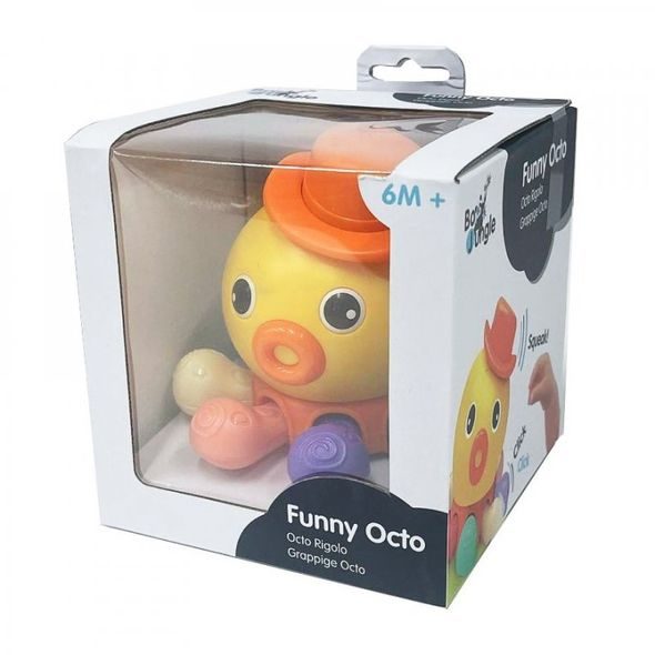 BO JUNGLE VESELÁ CHOBOTNIČKA FUNNY OCTO - HRAČKY DO VANY - PRO DĚTI