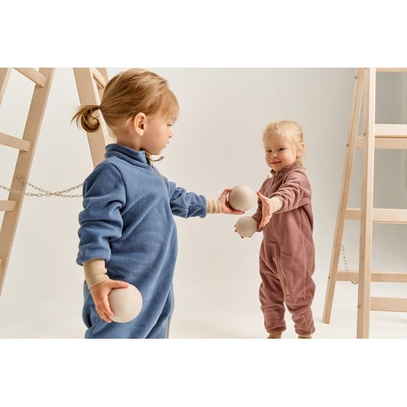 LEOKID FLEECOVÝ OVERAL BLUE SHADE VEL. 3 - 4 ROKY (VEL. 98) - OVERALY - PRO DĚTI