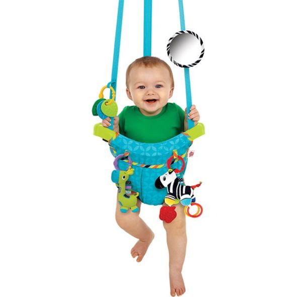 BRIGHT STARTS HOPSADLO DO DVEŘÍ 6M+ (DO11KG) - LEHÁTKA A HOUPADLA - SPINKÁNÍ