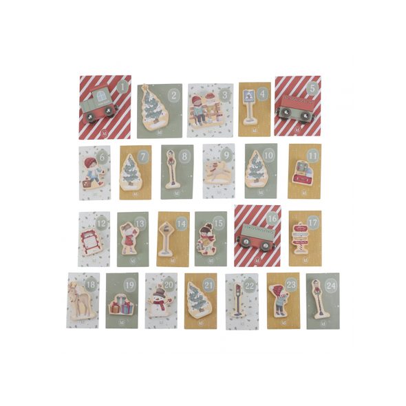 LITTLE DUTCH ADVENTNÍ KALENDÁŘ VLAKOVÉ NÁDRAŽÍ - LITTLE DUTCH - PRO DĚTI