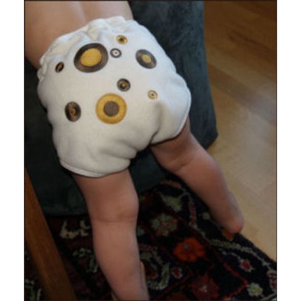 BABYIDEA WOOL COVER -VLNĚNÉ SVRCHNÍ KALHOTKY - PLENKOVÉ KALHOTKY - PŘEBALOVÁNÍ