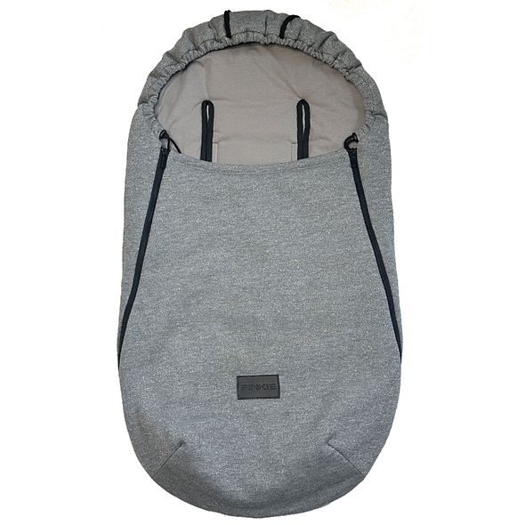 BAVLNĚNÝ FUSAK PINKIE SHINE GREY-LEHKÝ - FUSAKY DO KOČÁRKU - KOČÁRKY A PŘÍSLUŠENSTVÍ