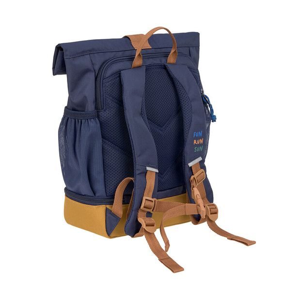LÄSSIG MINI ROLLTOP DĚTSKÝ BATOH LITTLE GANG NAVY - BATOHY A TAŠKY - PRO DĚTI