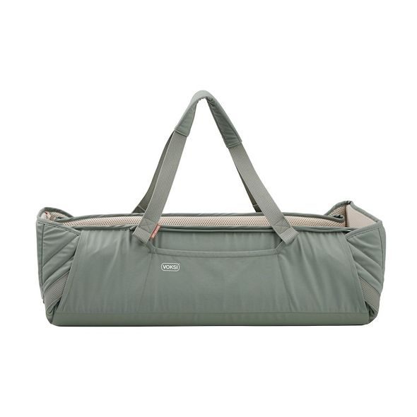 VOKSI CARRY ME MEADOW GREEN CREAM LEAF - KORBIČKY - KOČÁRKY A PŘÍSLUŠENSTVÍ
