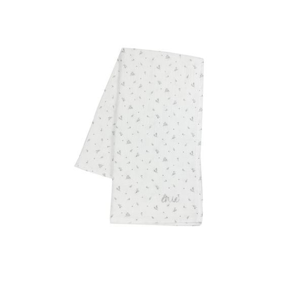 ENIE BABY MUŠELÍNOVÝ KAPSÁŘ MENTOLOVÝ SE ZLATÝMI LÍSTKY - LÁTKOVÉ PLENY SKLÁDANÉ - PŘEBALOVÁNÍ