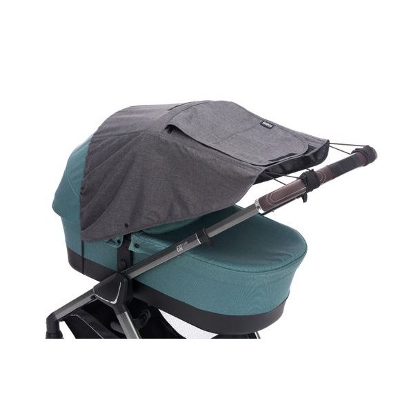 FILLIKID SLUNEČNÍ CLONA NA KOČÁREK DELUXE GREY MELANGE - SLUNEČNÍKY A CLONY - KOČÁRKY A PŘÍSLUŠENSTVÍ