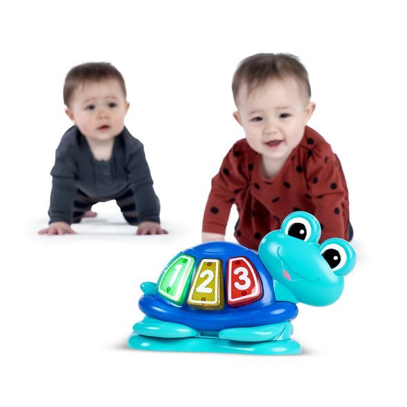 BABY EINSTEIN SKÁKADLO/AKTIVNÍ CENTRUM 2V1 CURIOSITY COVE™ 6M+ DO 11KG - VOZÍTKA A ODRÁŽEDLA - PRO DĚTI
