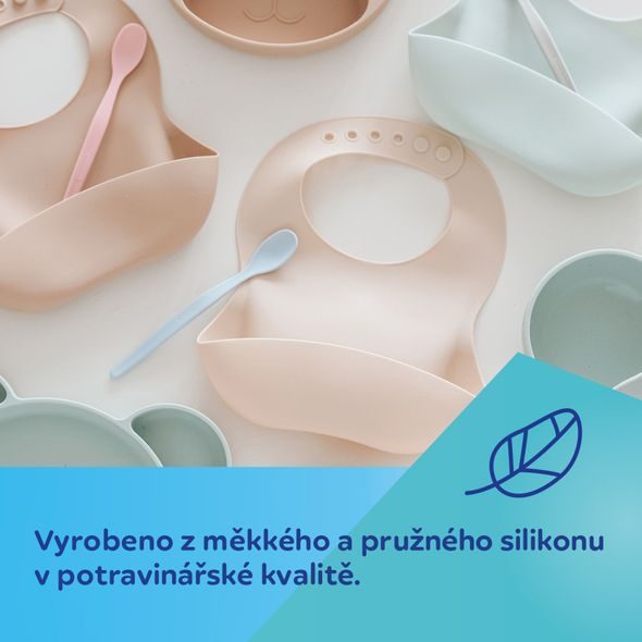 CANPOL BABIES SILIKONOVÝ BRYNDÁK S KAPSOU ZELENÝ - BRYNDÁKY - KRMENÍ