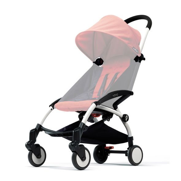 BABYZEN YOYO BÍLÝ RÁM (BEZ BOUDY A PODLOŽKY) 2013 - PODVOZKY - KOČÁRKY A PŘÍSLUŠENSTVÍ