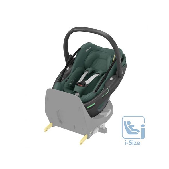 MAXI-COSI CORAL 360 AUTOSEDAČKA ESSENTIAL GREEN + ZÁKLADNA FAMILYFIX 360 PRO - AUTOSEDAČKY 0-13KG - AUTOSEDAČKY A PŘÍSLUŠENSTVÍ