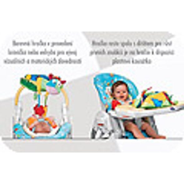 CHICCO POLLY MAGIC 2010 DOPRODEJ - JÍDELNÍ ŽIDLIČKY PLASTOVÉ - KRMENÍ