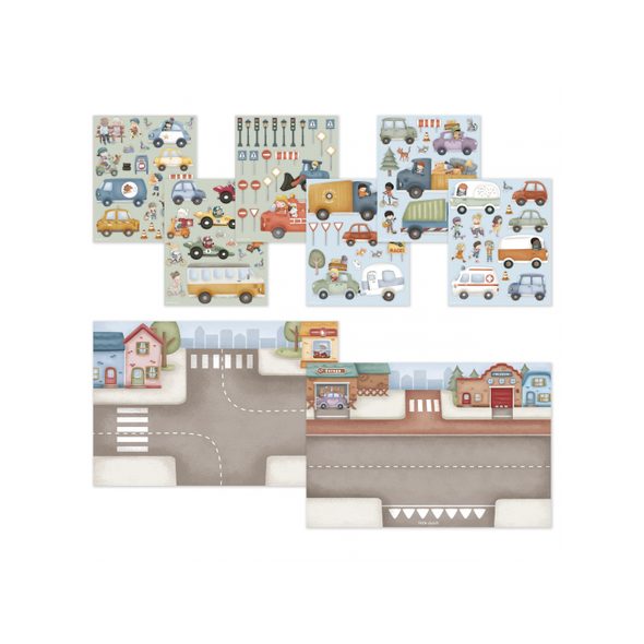 LITTLE DUTCH KNÍŽKA SE SAMOLEPKAMI DOPRAVA JIM - LITTLE DUTCH - PRO DĚTI