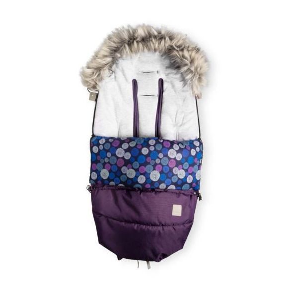 BEZTROSKA FUSAK S KOŽEŠINOU 100 CM PLUM - FUSAKY DO KOČÁRKU - KOČÁRKY A PŘÍSLUŠENSTVÍ