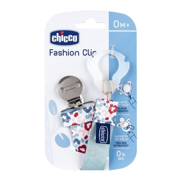 CHICCO KLIP NA DUDLÍK FASHION GREEN - ŠIDÍTKA A DOPLŇKY - KRMENÍ