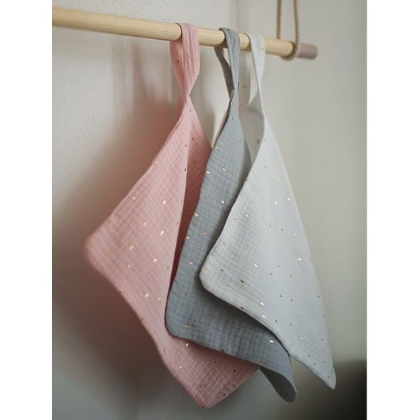 PINKIE SET MUSLIN GREY - LÁTKOVÉ PLENY ALL IN ONE - PŘEBALOVÁNÍ