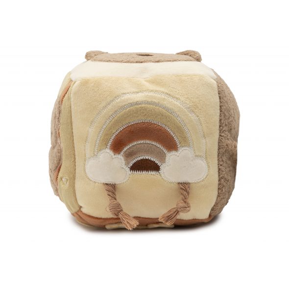 JOLLEIN KOSTKA TEXTILNÍ KANGAROOTS - SENZORICKÉ HRAČKY - PRO DĚTI