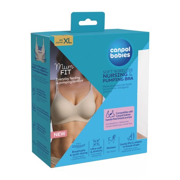 CANPOL BABIES PODPRSENKA NA KOJENÍ A ODSÁVÁNÍ MUMFIT XL - TĚHOTENSKÉ SPODNÍ PRÁDLO - PRO MAMINKY