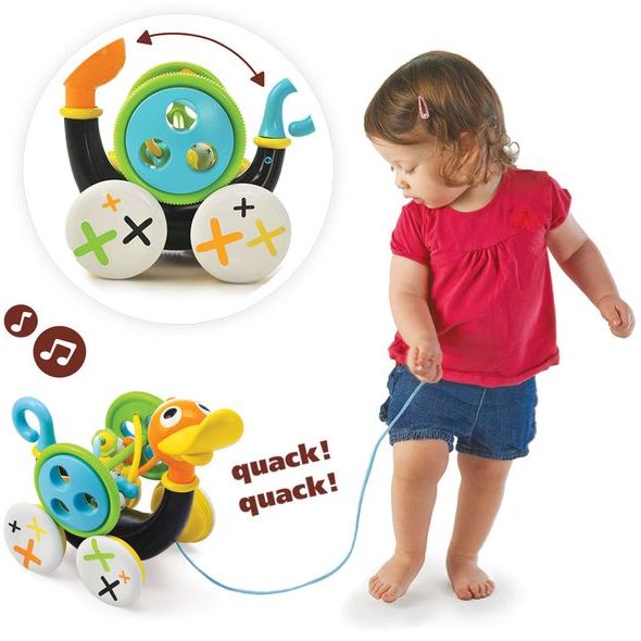 YOOKIDOO TAHACÍ KACHNA - HRAČKY SE ZVUKY - PRO DĚTI