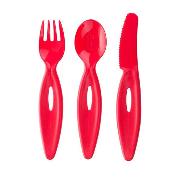 CANPOL BABIES PLASTOVÝ PŘÍBOR 3KS I LOVE MUMMY/DADDY - LŽIČKY A PŘÍBORY - KRMENÍ