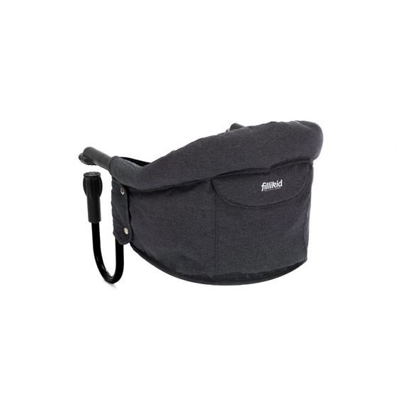 FILLIKID SEDÁTKO KE STOLU FLEXI GREY MELANGE - JÍDELNÍ ŽIDLIČKY CESTOVNÍ - KRMENÍ