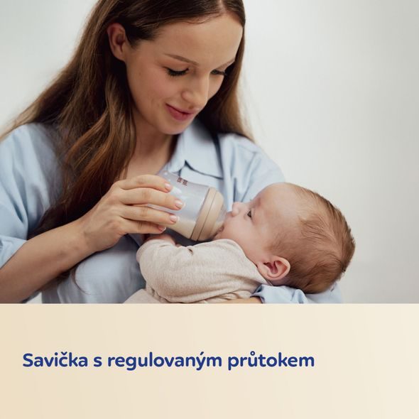 CANPOL BABIES LAHEV ANTIKOLIKOVÁ NATURAL SHAPE 150ML - KOJENECKÉ LAHVE - KRMENÍ