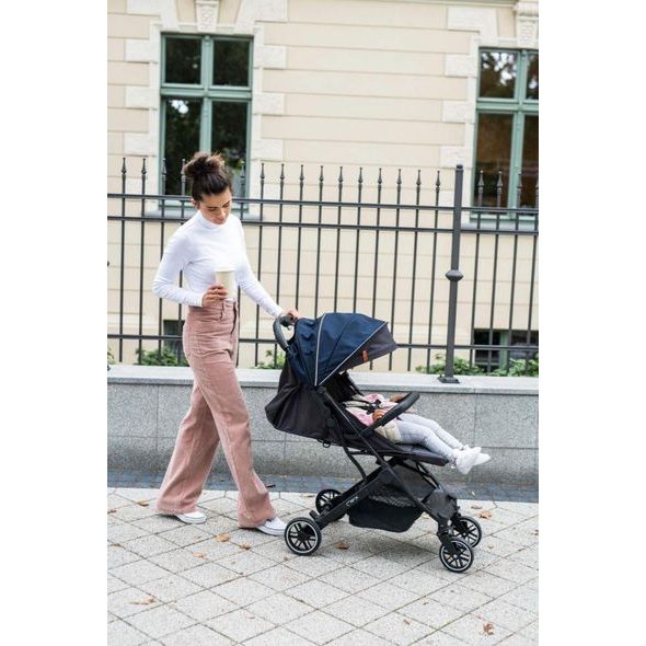 MOMI SPORTOVNÍ KOČÁREK MOMI ESTELLE LIGHT ČERNÝ SE STŘÍBRNÝM RÁMEM - SPORTOVNÍ KOČÁRKY - KOČÁRKY A PŘÍSLUŠENSTVÍ