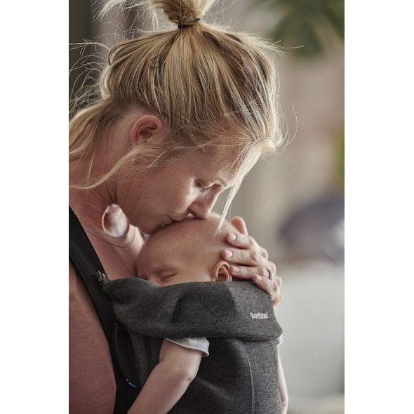 BABYBJÖRN NOSÍTKO MINI CHARCOAL GREY 3D JERSEY - KLOKANKY A ŠÁTKY - NOŠENÍ & SPORT