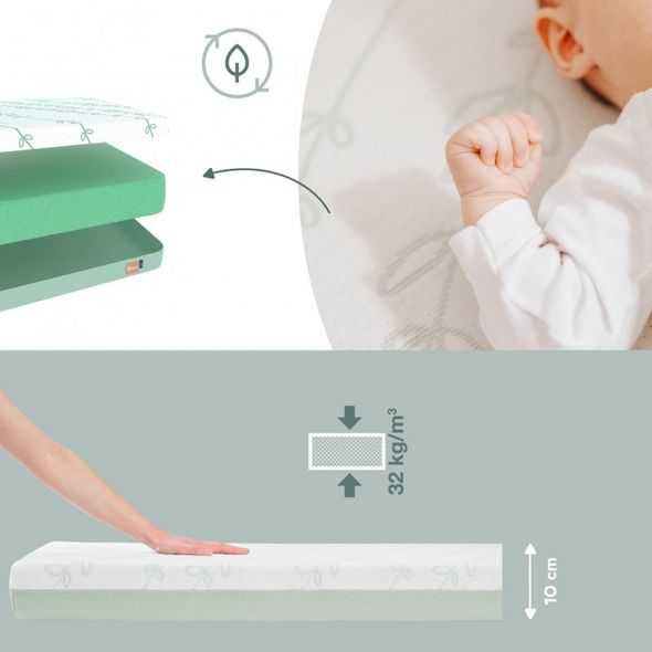 BABYMOOV DĚTSKÁ MATRACE COSY´LITE ANTIBACTERIAL 60X120CM - MATRACE DO POSTÝLKY - SPINKÁNÍ