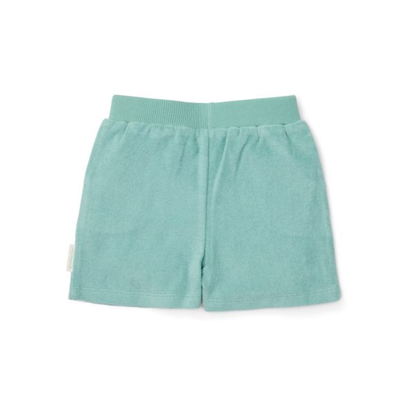 LITTLE DUTCH TRIČKO A KRAŤASY SEASHELLS / STRIPES SURF BLUE VEL. 98/104 - SOUPRAVY - PRO DĚTI