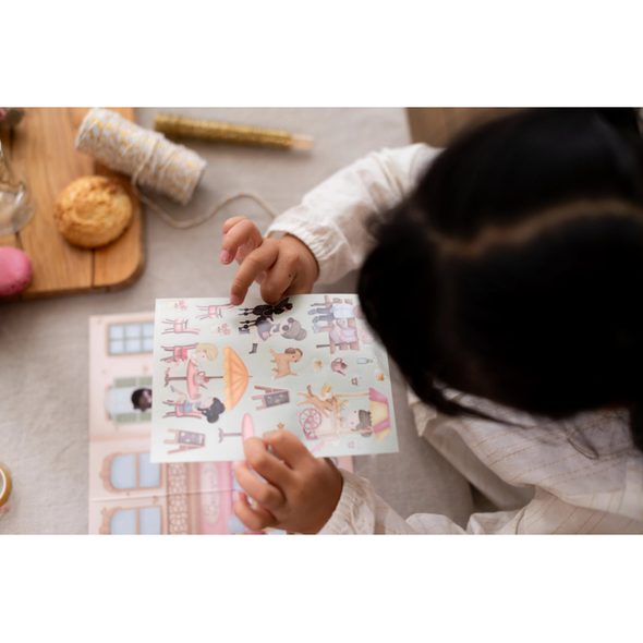 LITTLE DUTCH KNÍŽKA SE SAMOLEPKAMI NAKUPOVÁNÍ ROSA - LITTLE DUTCH - PRO DĚTI