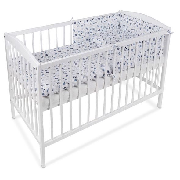 TOMI POVLEČENÍ K4 MINKY RAKETA MODRÁ - POVLEČENÍ DO POSTÝLKY - SPINKÁNÍ