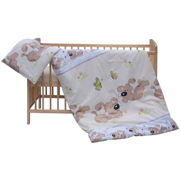 SCARLETT SOUPRAVA DO POSTÝLKY 2-DÍLNÁ JAPY BÉŽOVÁ 90X120CM - POVLEČENÍ DO POSTÝLKY - SPINKÁNÍ