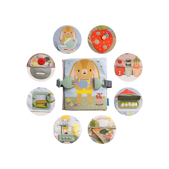 TAF TOYS KNÍŽKA S AKTIVITAMI MY 1ST BUSY BOOK - KNÍŽKY PRO NEJMENŠÍ - PRO DĚTI