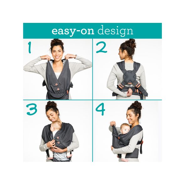 INFANTINO NOSÍTKO HUG & CUDDLE - ERGONOMICKÁ NOSÍTKA - NOŠENÍ & SPORT