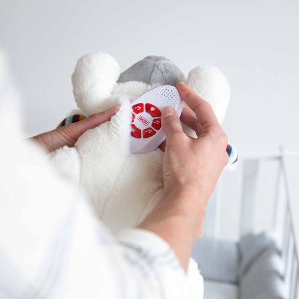 ZAZU ŠUMÍCÍ ZVÍŘÁTKO S TLUKOTEM SRDCE A MELODIEMI - USÍNÁČCI ŠUMÍCÍ / S TLUKOTEM - PRO DĚTI